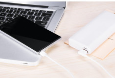 Cablu HOCO de calitate, USB + MICRO USB incarcare rapida, transfer date, ALB foto