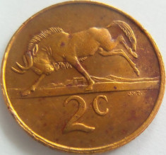 Moneda 2 Centi - AFRICA de SUD, 1983 *cod 2394 foto
