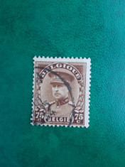 Belgia 1935 regele Albert I serie stampilata foto