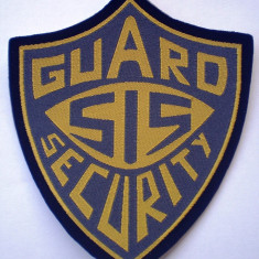 5.526 ROMANIA ECUSON EMBLEMA PATCH GUARD SIS SECURITY 108/91mm