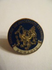 INSIGNA SERVICIUL DE INFORMATII EXTERNE ROMANIA foto