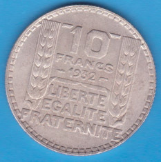 (2) MONEDA DIN ARGINT FRANTA - 10 FRANCS 1932, 10 GRAME foto