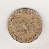 Bnk mnd Africa de Vest 5 franci 1990