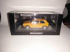 Macheta VW Golf 1 Minichamps 1/43 foto