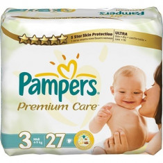 PAMPERS Scutece Pampers Premium Care 3 Midi Value Pack 27 buc foto