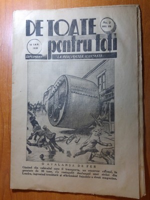 revista de toate pt toti 10 ianuarie 1939 foto