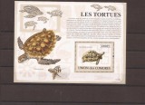 Comores- turtles 2177/82+bl.483