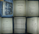 OBIECTE MILITARE. 5559-I-K.u.K. Militar Wien 1861-Statistica-vol1-CARTE Austria., Alta editura