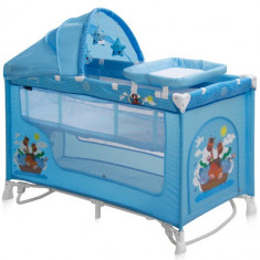 Patut Pliant Nanny 2 Plus Rocker 2016 Blue Adventure foto