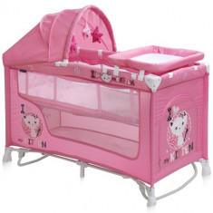 Patut Pliant Nanny 2 Plus Rocker 2016 Pink Kitten foto