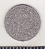 Bnk mnd Africa de Vest 100 franci 1978