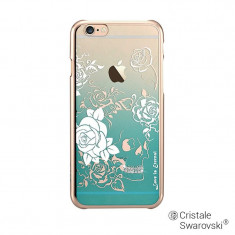 Carcasa iPhone 6/6S Devia Crystal Charm Green (Cristale SwarovskiA?, electroplacat) foto