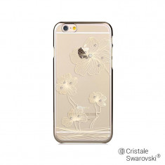 Carcasa iPhone 6/6S Comma Crystal Flora Champagne Gold (Cristale SwarovskiA?, electroplacat) foto