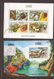 maldives - reptilien 4918/21+bl.649
