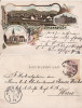 Sibiu- 1898, rara- Litografie, Circulata, Printata