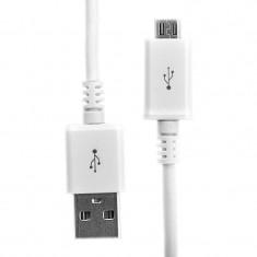 Cablu USB MicroUSB Procell Alb foto