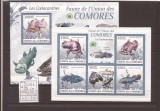 Comores - peste 2334/8+bl.511, Africa, Natura