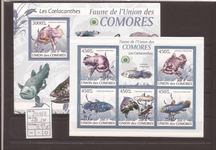 Comores - peste 2334/8+bl.511