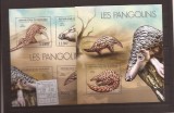 Burundi - 2818/25+bl.288 - Pangolin, Africa, Natura