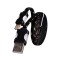 Cablu de date Snur MicroUSB cu LED Negru