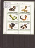 Comores - serpents - 2114/9+bl.474