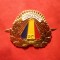 Insigna Sapca Politia Comunitara , metal si email , dim.=4,8x4,2 cm