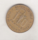 Bnk mnd Africa de Vest 10 franci 1980