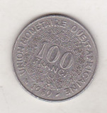 Bnk mnd Africa de Vest 100 franci 1989