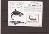 Comores- Whales - 2121/6+bl.475