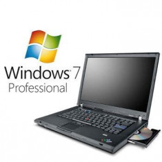 Laptop Refurbished Lenovo ThinkPad T60 T2400 Windows 7 Pro foto