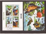Maldives - fruit bats 4938/41+bl.653
