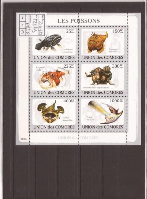 Comores- peste 2107/12+bl.473 foto