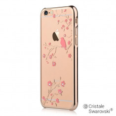 Carcasa iPhone 6/6S Devia Crystal Magpie Champagne Gold (Cristale SwarovskiA?, electroplacat) foto