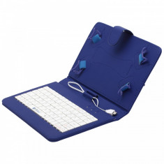 Husa tableta 7 inch Micro usb model X , Albastru , tip mapa- COD 86 - foto