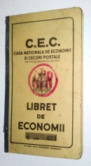 Carnet de C.E.C. regalist - supratipar R.P.R.