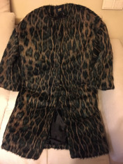 Palton JUST CAVALLI leopard print, ORIGINAL , mar. 42, super pret !! foto