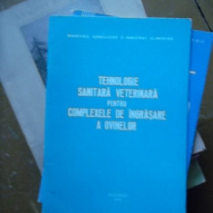 TEHNOLOGIE SANITARA VETERINARA PENTRU COMPLEXELE DE INGRASARE A OVINELOR