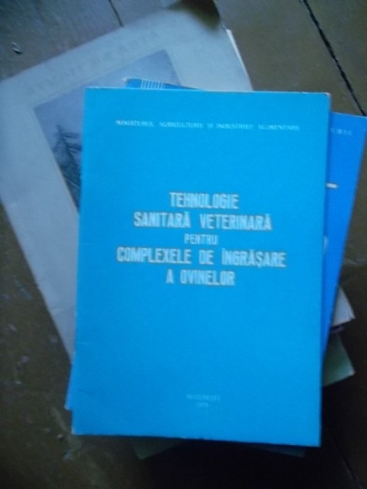 TEHNOLOGIE SANITARA VETERINARA PENTRU COMPLEXELE DE INGRASARE A OVINELOR