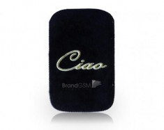 Husa Size L2(Galaxy Young 2/iPhone 4S) Procell Glitter Pouch Negru foto