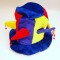 Caciula funny ROMANIA, JOBEN TRICOLOR CU CLOPOTEI pentru petreceri, ski, meciuri
