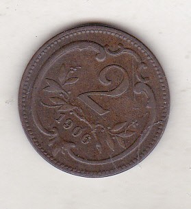 bnk mnd Austria 2 heller 1906 foto