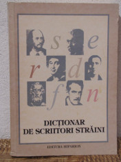 DICTIONAR DE SCRIITORI STRAINI foto