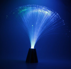 Lampa multicolora cu Fibra Optica - creaza o atmosfera deosebita - Noua foto