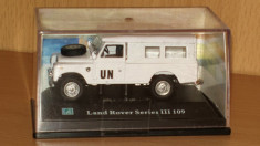 Macheta Land Rover Series III 109 Natiunile Unite / F612 foto