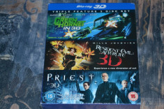 % Triple 3D Movies (3 filme 3D pe 3 discuri Blu-Ray), import foto