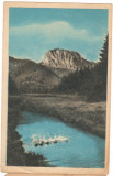 CPI (B6306) CARTE POSTALA - MUNTELE SUHARD. LACUL ROSU, 1959, Circulata, Fotografie