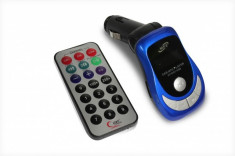 Modulator / Mp3 auto fm cu telecomanda si ecran LCD, USB si slot Card 05 foto