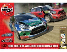 Kit Constructie Si Pictura Masina Ford Fiesta Wrc Si Mini Countryman foto