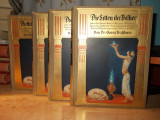 DR. GEORG BUSCHAN - OBICEIURILE POPOARELOR / DIE SITTEN DER VOLKER * 4 VOL~1922*