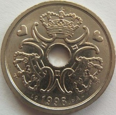 Moneda 1 Coroana - Danemarca 1996 *cod 1307 a.UNC foto
